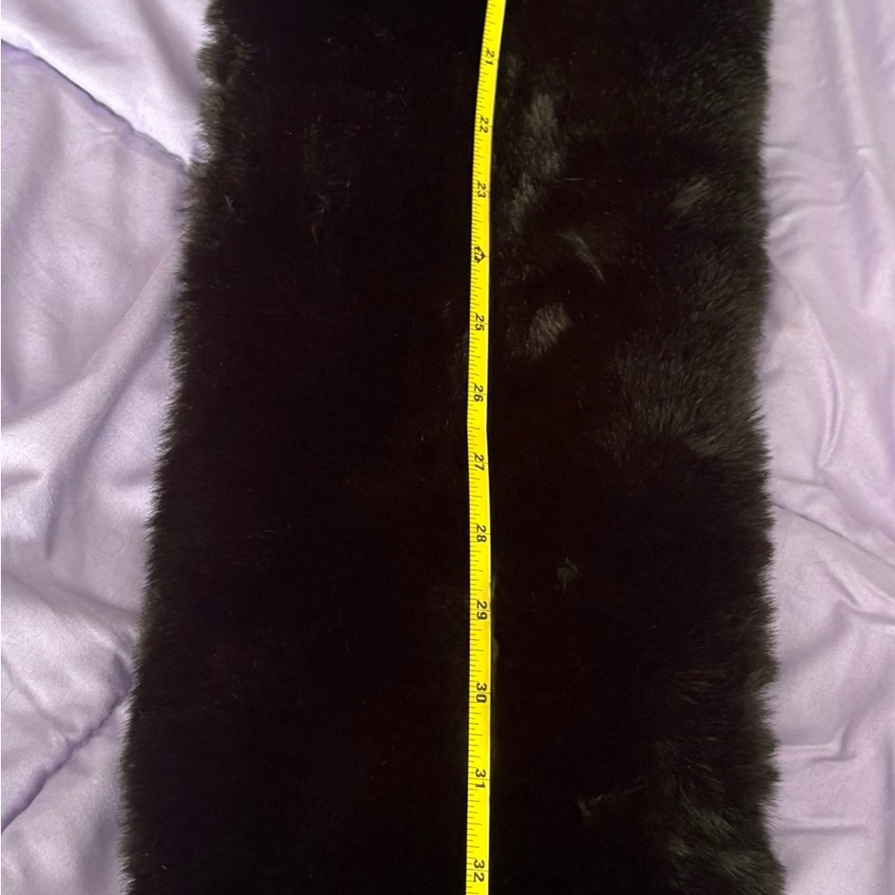 Black  Fur Scarf NEW - Picture 12 of 16
